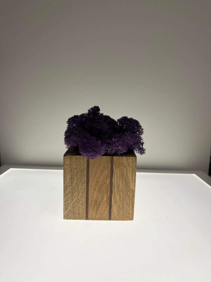 Zuzmó kocka (7x7 cm) lila